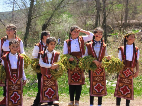 Ծաղկազարդն Աղավնո գյուղում (1)