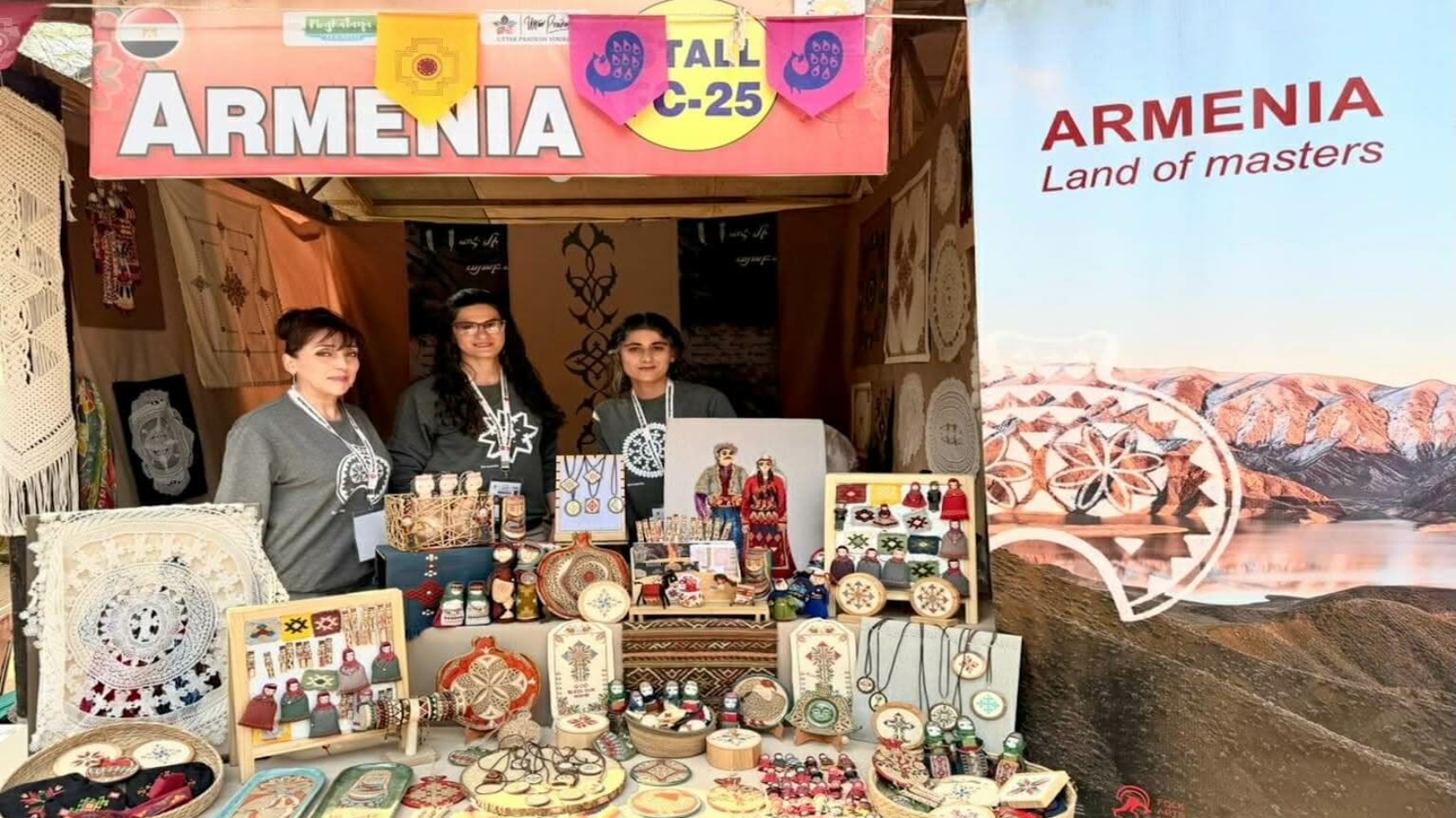 Հայկական ձեռարվեստը ներկայացվում է Սուրաջկունդի արհեստների միջազգային փառատոնին